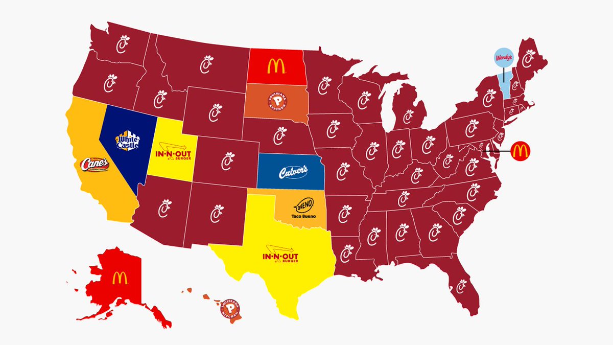 ksatnews's tweet photo. Business Insider map claims Texas loves In-N-Out more than Whataburger https://t.co/yi8IJeMh1M #KSATnews https://t.co/uhV8HNomjX