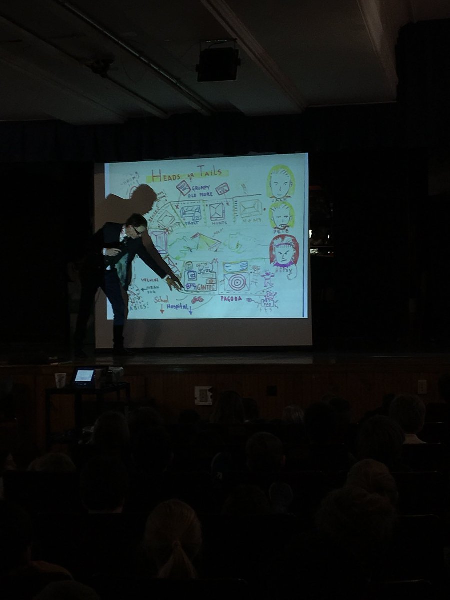 PS158nyc's tweet photo. #Jackgantos is inspiring our Ss to use journals to create stories with action and emotion. He showed us his first journal!  #tcrwp https://t.co/fx5oIR6oxF