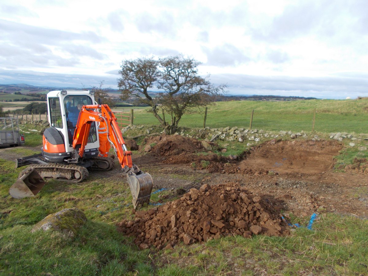 <a href="/fifepilgrimway/">Fife Pilgrim Way</a> <a href="/FCCT/">Fort Collins Cycling</a> work to construct a cattle grid and gate near Kininmonth, Pitscottie.