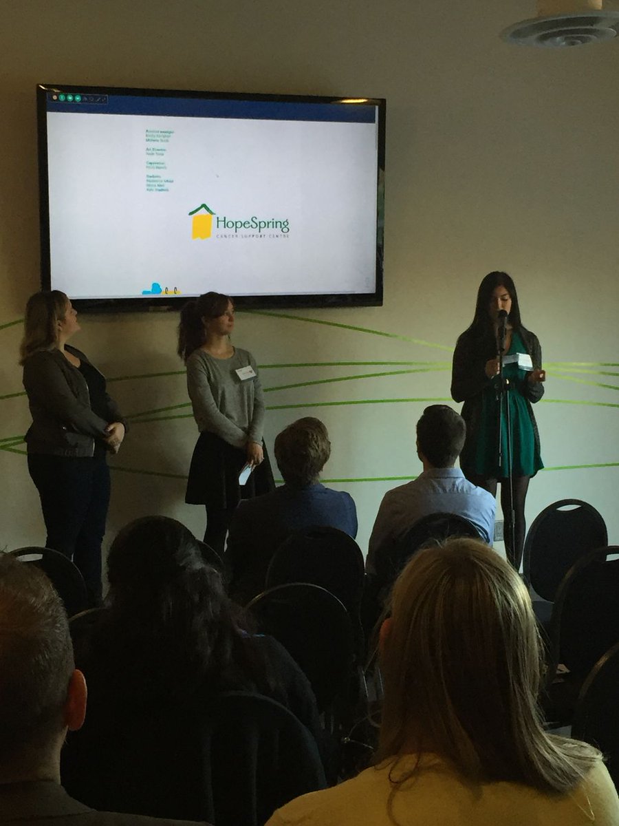 capacitycanada's tweet photo. Presentations have started! @SPCCF @Chicopee_Resort @CILC3 @Hope_Spring Wonderful creative pieces for wonderful clients. #createathonww https://t.co/QlC7m7thah