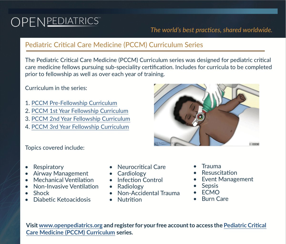 OPENPediatrics's tweet photo. Know anyone in your institution that would be interested in the PCCM Curriculum series? Share this flyer with them! https://t.co/u9AsMMWDb7 https://t.co/8jlVcJOg19