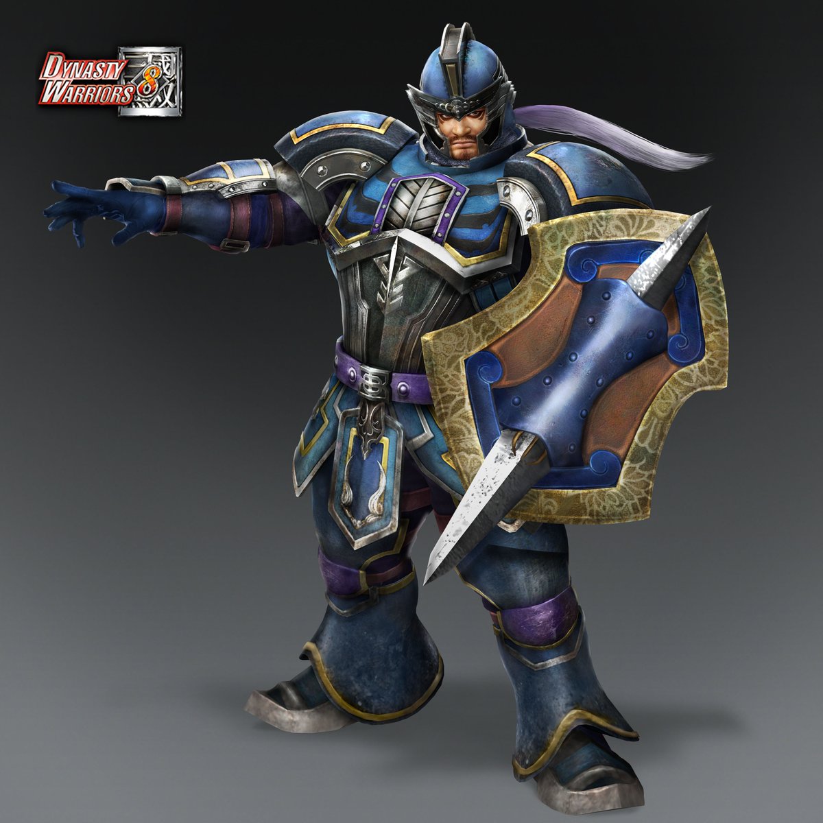 Cao Ren, a courageous warrior skilled in every martial art, had in him a  gentle and courteous character. #DynastyWarriors9 (DW9 -\u003e DW8), image size:1200x1200