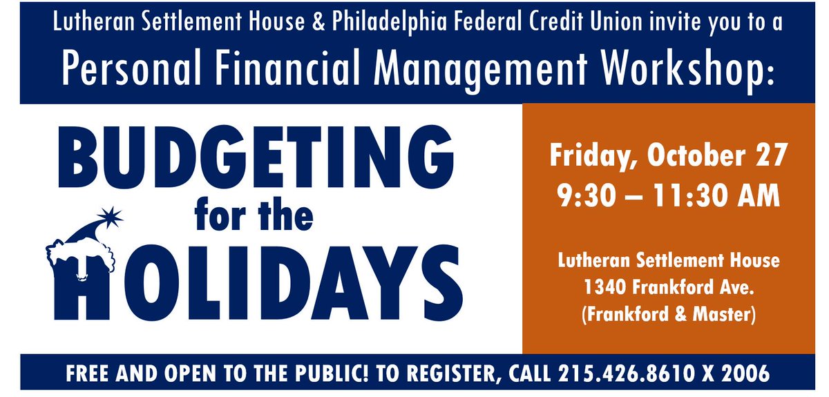 LSH_Adult_Ed's tweet photo. Only a week until our Budgeting Workshop with @InsidePFCU 
There's still time to register! @NKCDC  @SNBLPhilly  
https://t.co/jufRXipTkZ https://t.co/VYHVvZbyrE