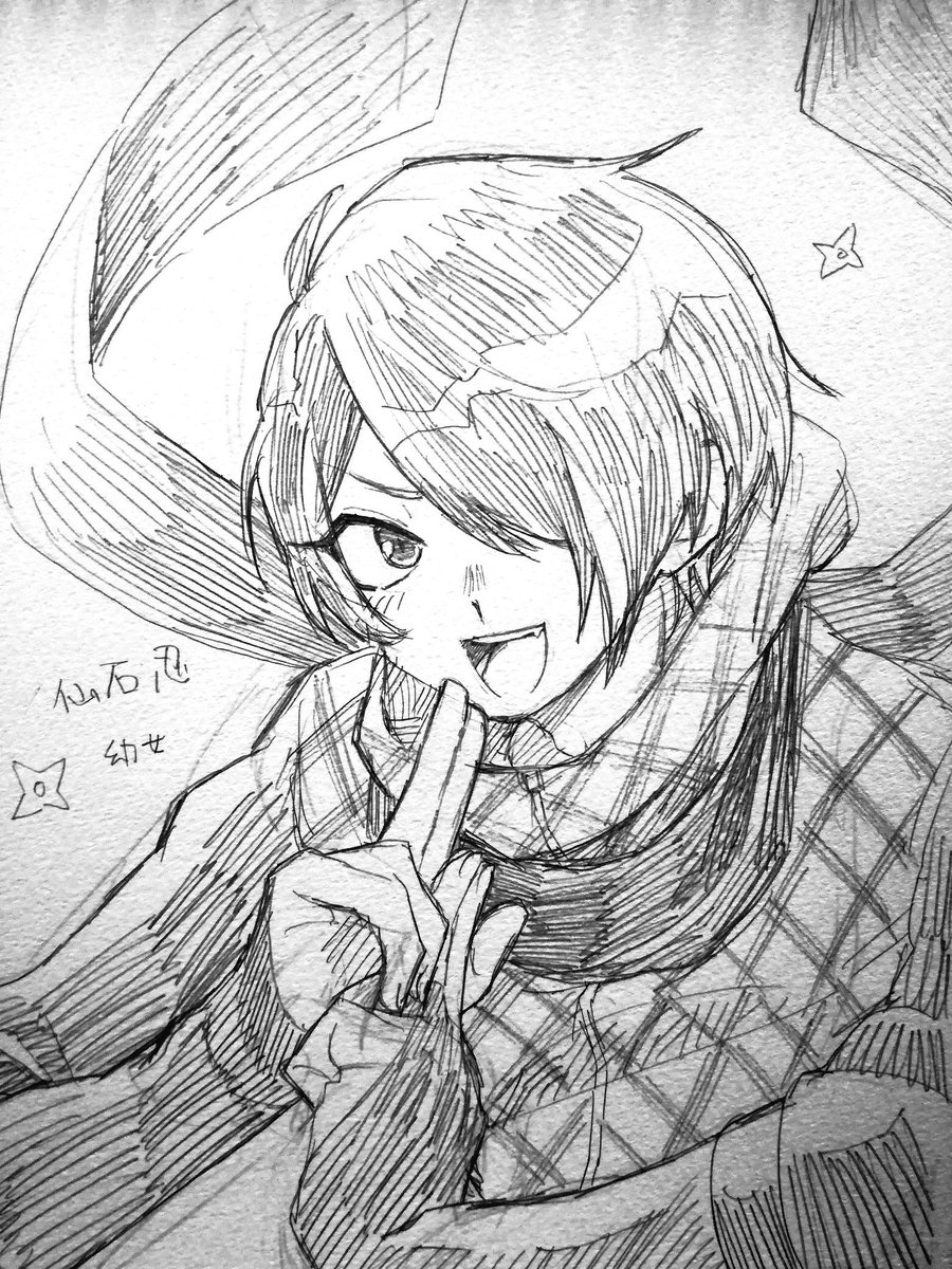 第4回スケブバトルでフジオミくん(@fujiomi161 )に描いていただいた絵② 