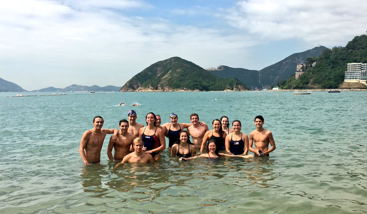 USASwimming's tweet photo. Best of luck to our 14 swimmers competing at Saturday's @fina1908 10K World Cup in #HongKong! https://t.co/KGmTXA5z04