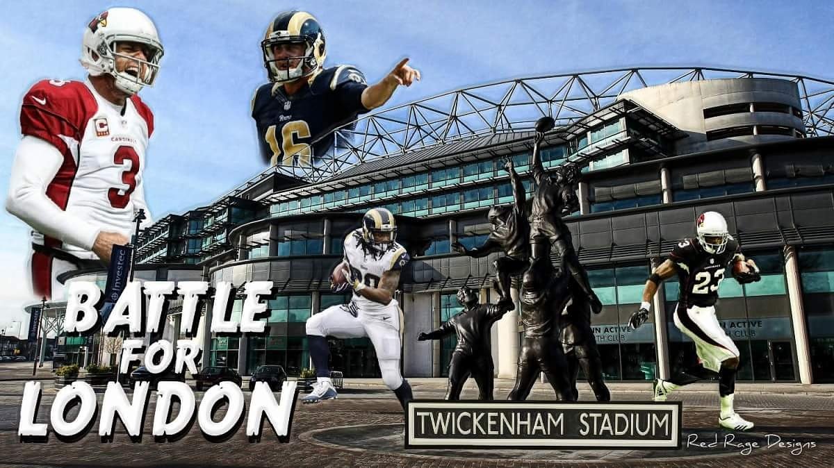 Big_Red_Rage's tweet photo. The @AZCardinals #BattleForLondon with a division rival! A lot's at stake! #AZvsLA #BritishBirdGang #NFCWestShowdown #BeRedSeeRed @NFLUK https://t.co/v5bxgrB7cO