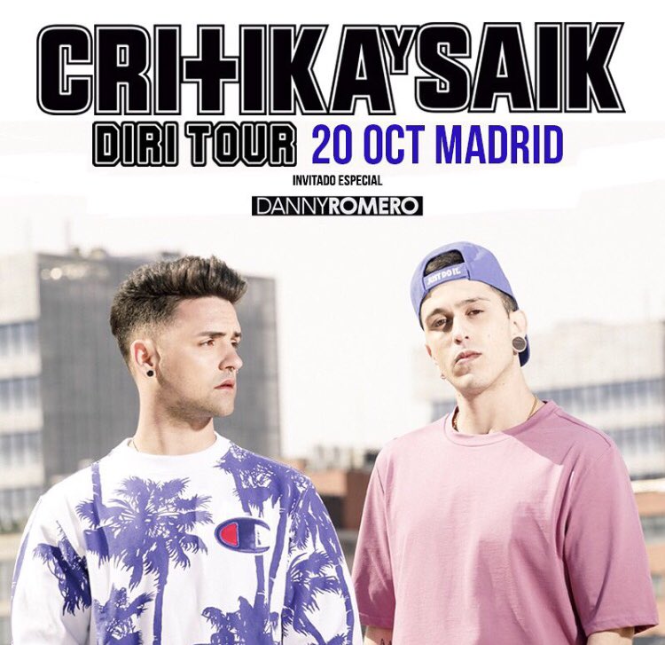 OfficialCyS's tweet photo. HOY!!! MADRID!!! Sala CARACOL a las 21:00! #DiriTour NO FALTES! Aún quedan entradas!!! En horas nos vemos dreamers! https://t.co/0j2FUxQnH8