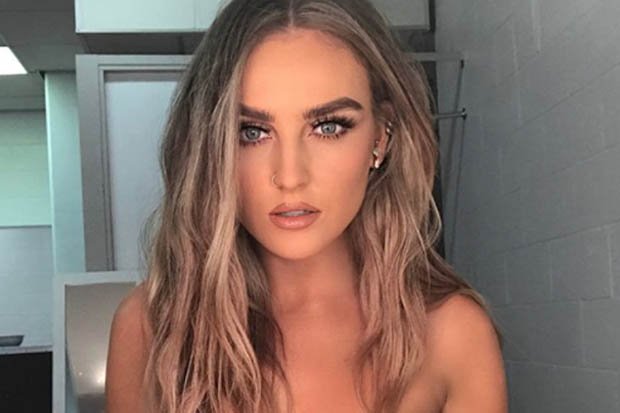 Littlemixs Perrie Edwards Strips To Nude Bra For Sizzling Reveal Daily Star Scoopnest