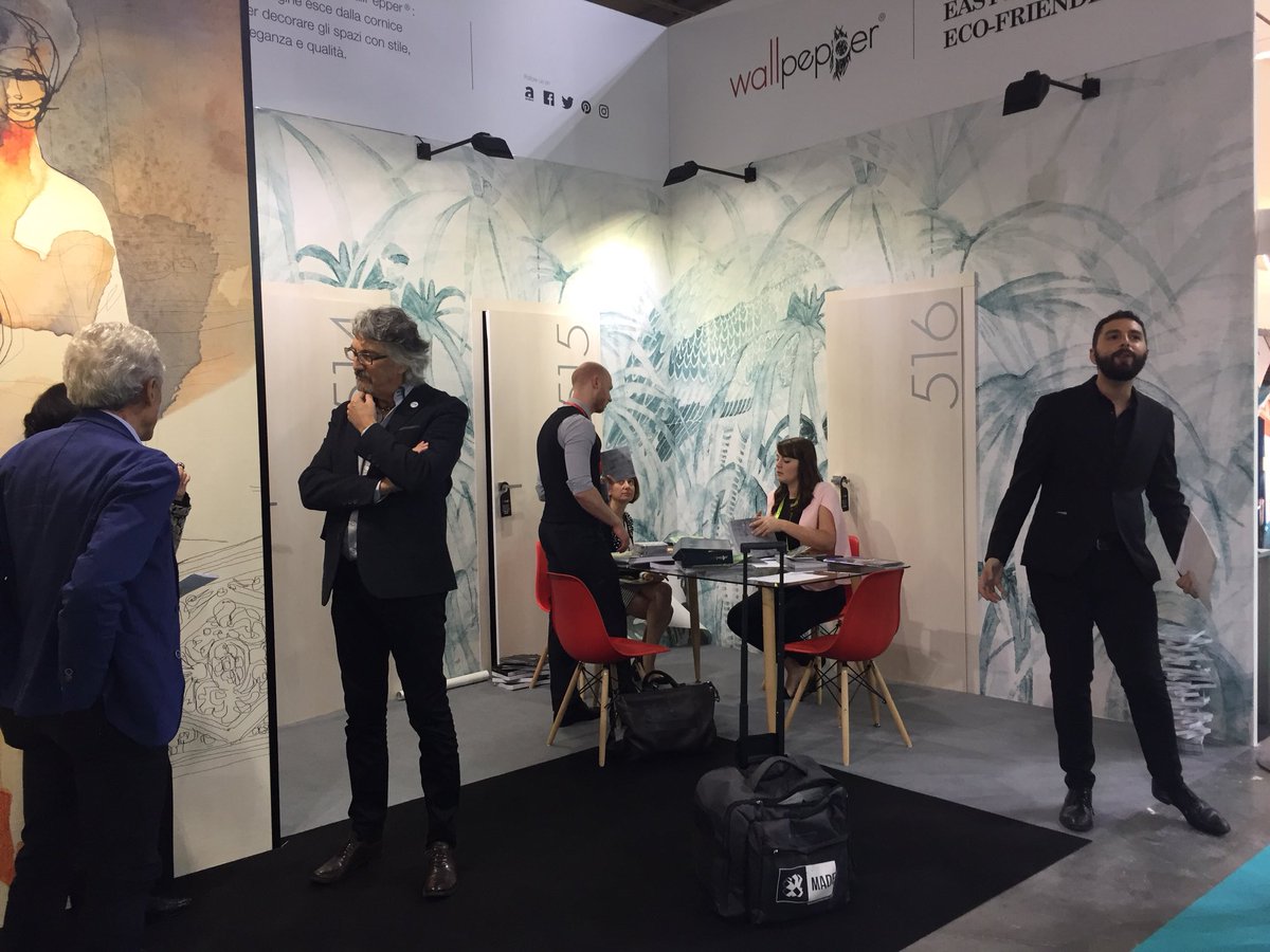 WallpepperIT's tweet photo. #welcome to @HostMilano 
Hall 11 stand T42
#wallpaper #cartadaparati #host2017 #acoustic #press #television #news #wallpepper https://t.co/qWxn24p0g8