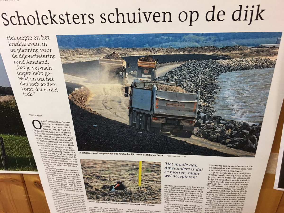 bewustbouwe's tweet photo. @dijkameland; 't grote werk,dijkverzwaring is gedaan'.Toch zijn de duikers ook nog indrukwekkend. @bewustebouwers info top vr eilandgangers! https://t.co/xWGJ6ugQ4o