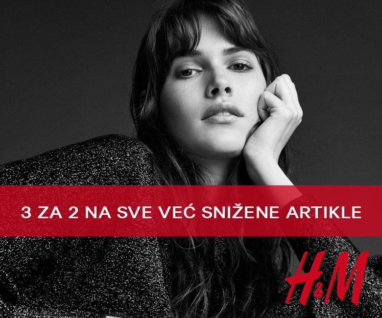 BigCenters's tweet photo. Samo do kraja ove nedelje u H&amp;M prodavnici  iskoristite priliku i kupite 3 artikla na sniženju po ceni od 2. Želimo vam divnu kupovinu! https://t.co/4F7s1nfpDb