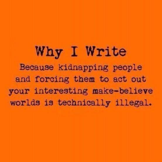 The operative word here is "technically". 😉 #WhyIWrite #NaNoWriMo
