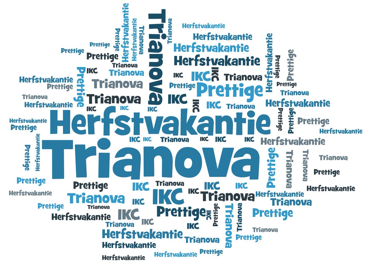 KC Trianova gaat op vakantie, fijne dagen allemaal. Op maandag 30 oktober gaan onze deuren weer open, tot dan.