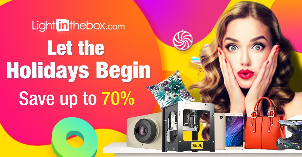 lightinthebox's tweet photo. Get ready for the holidays! Save up to 70% on everything. Our Holiday Season Sale is from 10/20-10/26. Shop now >> https://t.co/oh5fzjgVCV https://t.co/UnXcwQpB4u