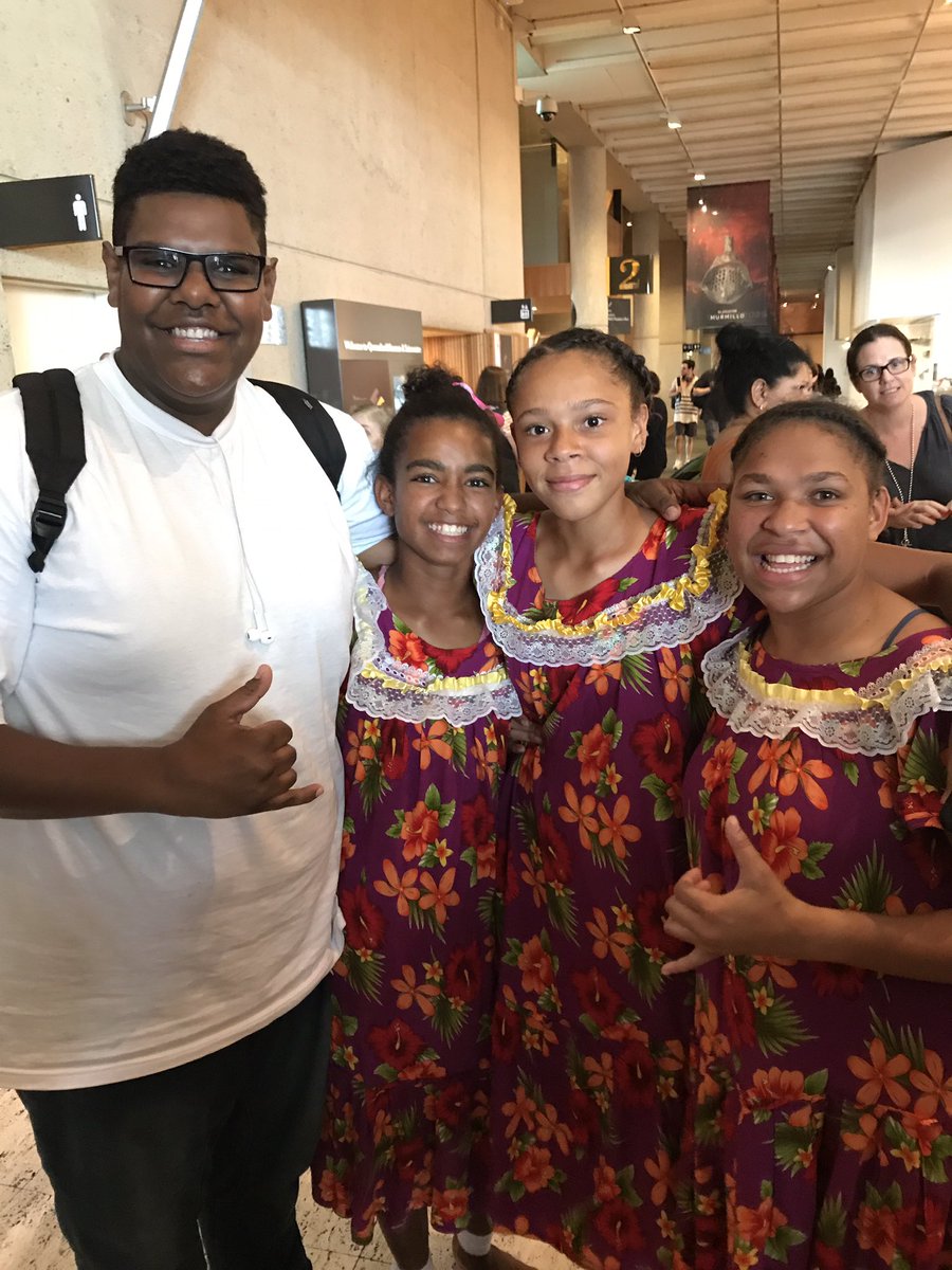 CTamwoy's tweet photo. Blessed to see these little girls carry culture strong from back home in the Torres Straits to Brisbane ππ½ #Proud #TagaiStateCollege https://t.co/P8d3yhJdx8
