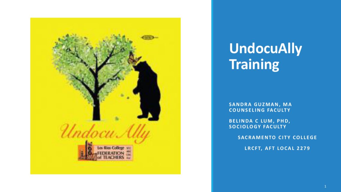 oldlrcft2279's tweet photo. Ready to roll out our new #LRCFT UndocuAlly Training for @LosRiosColleges today at @SacCityCollege #NoBanNoWall #UndocuAlly #immigration BL https://t.co/ilDvhY0y04