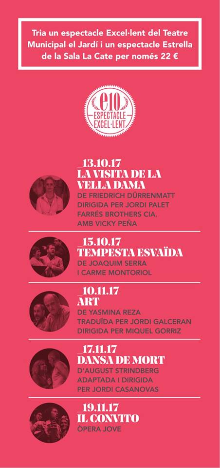 figueresaescena's tweet photo. A #Figueres anar a #teatre surt molt bé de preu si combines un espectacle excel·lent i un espectacle estrella! 🎭 👉 https://t.co/sOJ1PnZFra https://t.co/DAi6yYQEU9