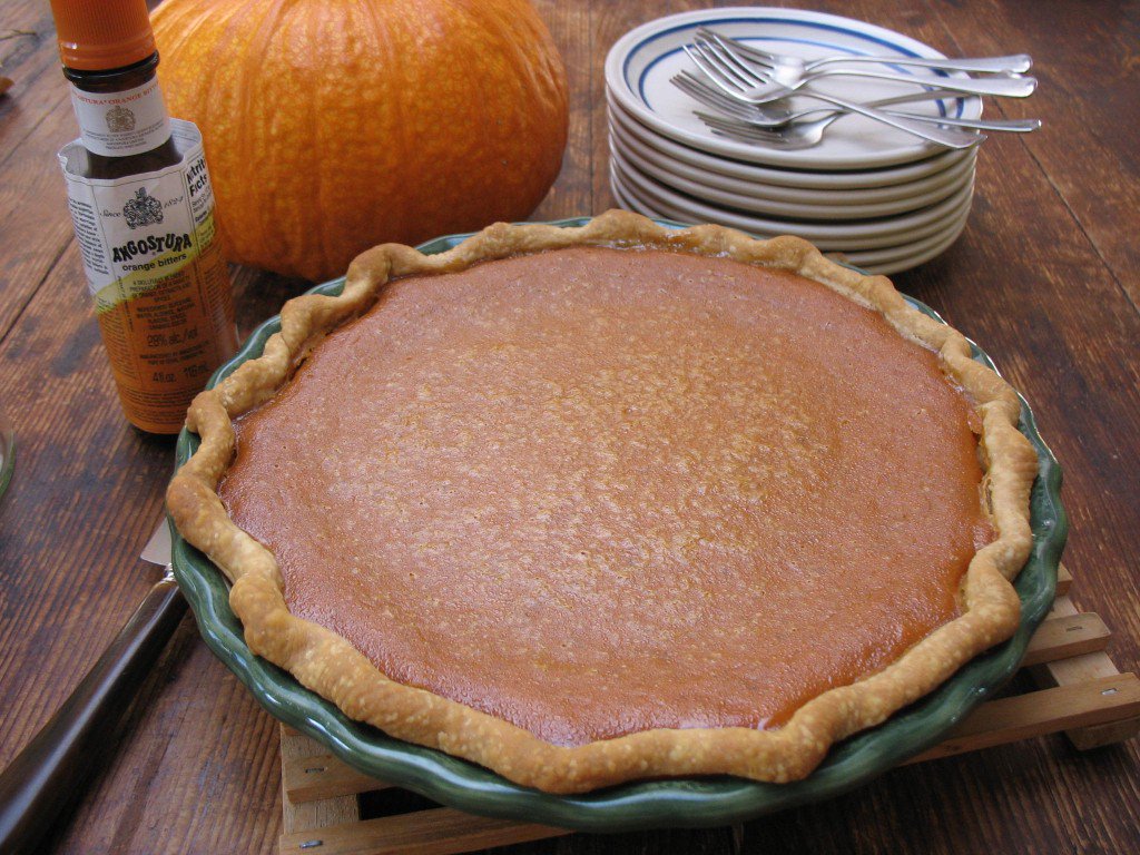 Angostura_UK's tweet photo. Pumpkin pie; bring out pumpkin's natural creaminess and balance it's sweetness with ANGOSTURA® aromatic bitters #betterwithbitters https://t.co/hAPFlbD4Ka