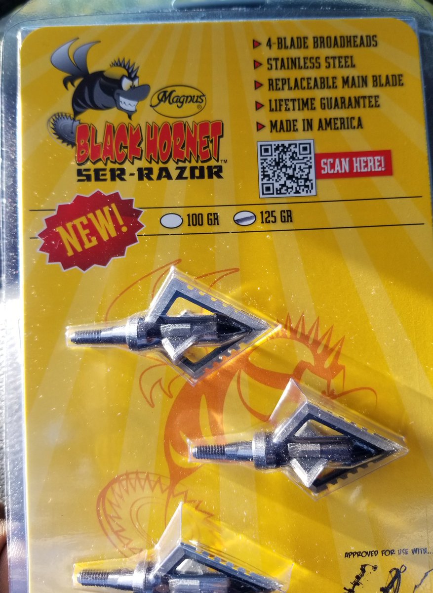 American made, lifetime warranty, fixed blade, prefer these over Muzzy, same price, mostly online . Hunt hard, Hunt safe &amp; Enjoy the View.