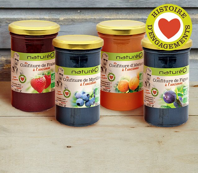 [NOUVEAU] naturéO lance sa marque ! Découvrez dès demain en magasin les confitures #bio artisanales naturéO bit.ly/2hSooTp