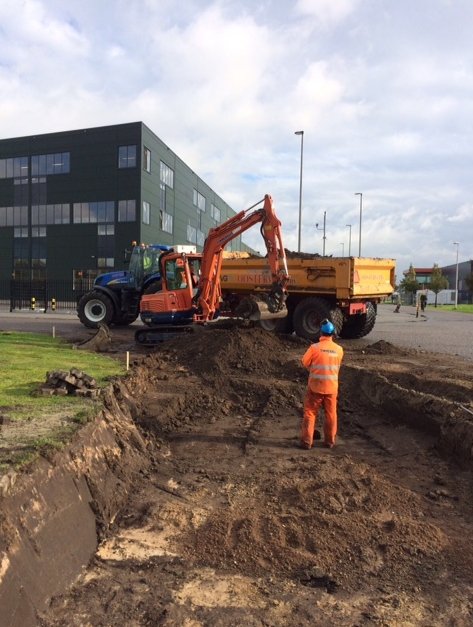 Start WRM maken gedeelte bedrijventerrein Almeloseweg te Vriezenveen. In het project speciale aandacht van toepassing duurzame materialen