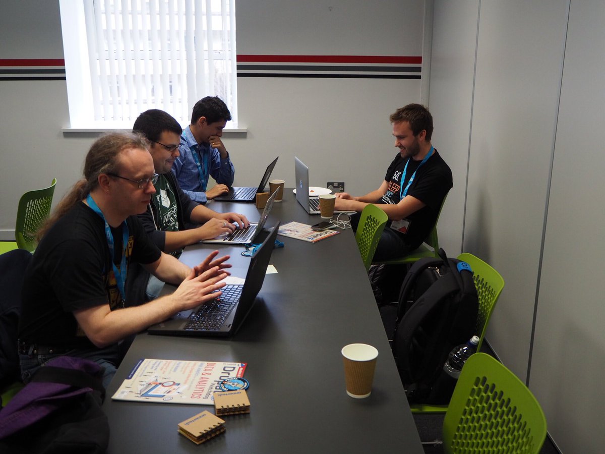 #DrupalCampDublin may be compact and bijou, but we can still manage a sprint room!