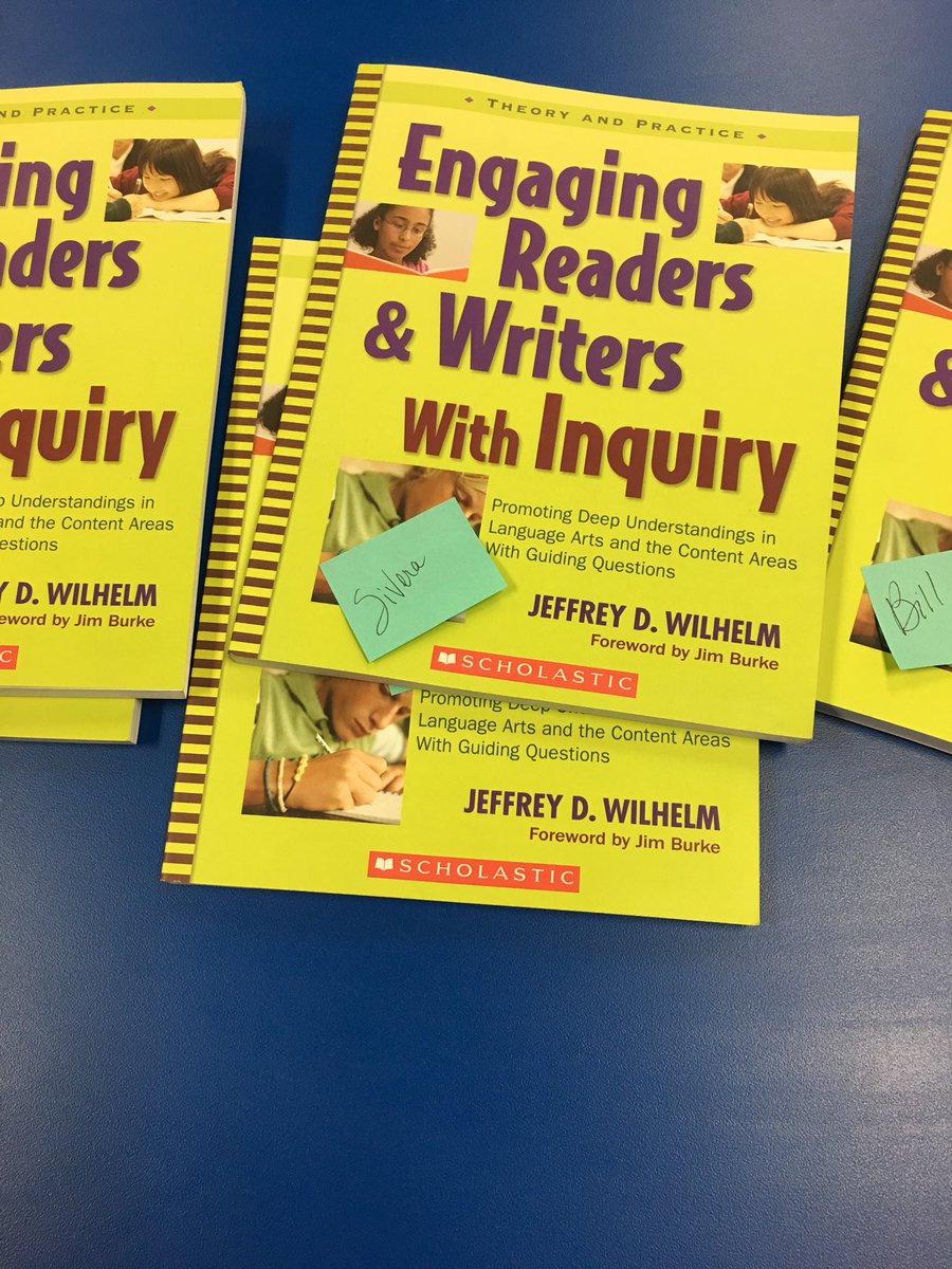 sheshemo34's tweet photo. Let’s get started with our #agnewbookstudy about increasing curiosity in kids through inquiry. @ReadDRjwilhelm #agnewempowers https://t.co/FQLw3cMLnU