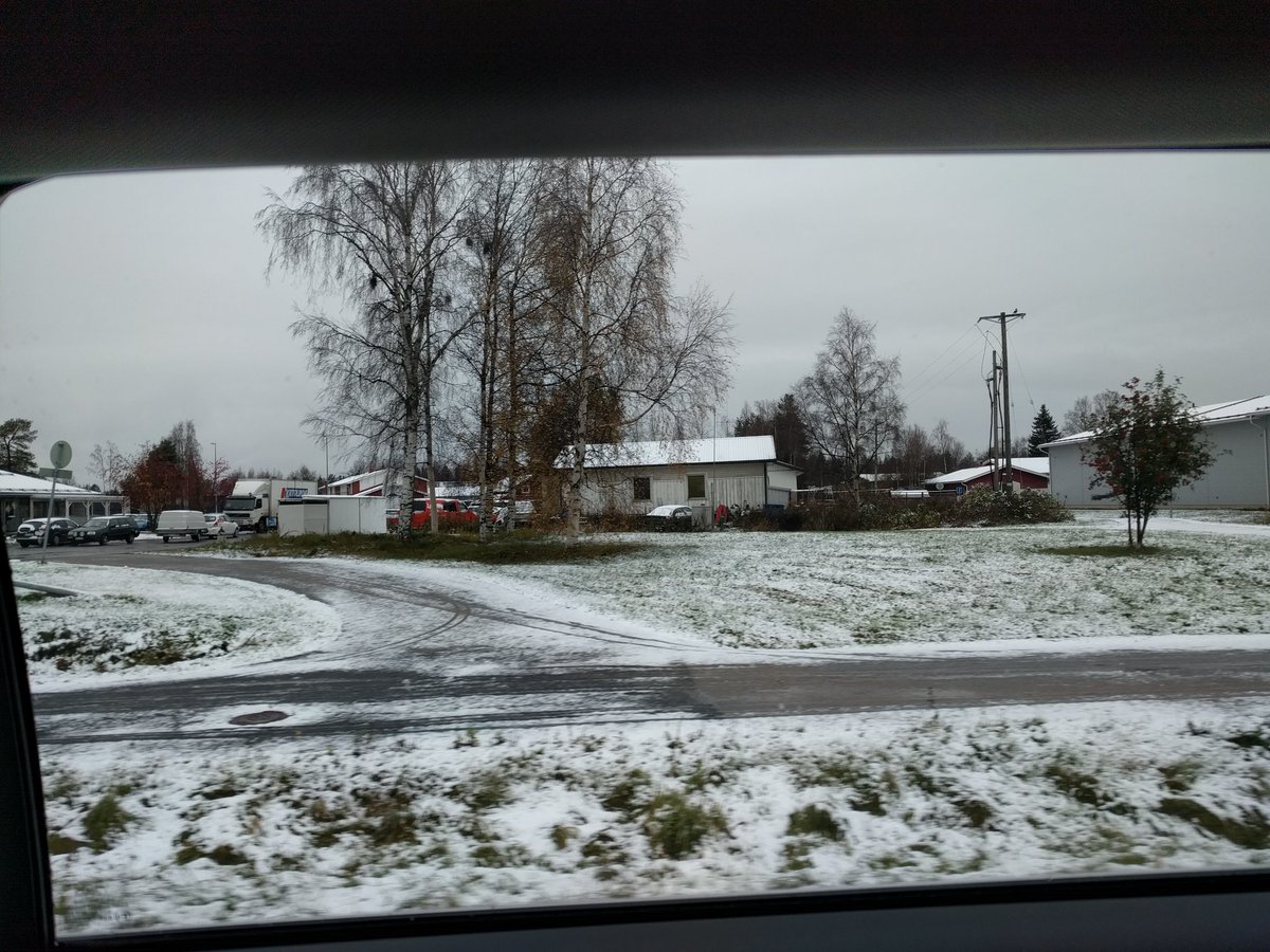 Official_Mike56's tweet photo. Snowing in Finland! On way home from a lovely week of UAT. Hope I don't get stuck in the snow... actually it's not the UK... https://t.co/R1dh2Eh33V