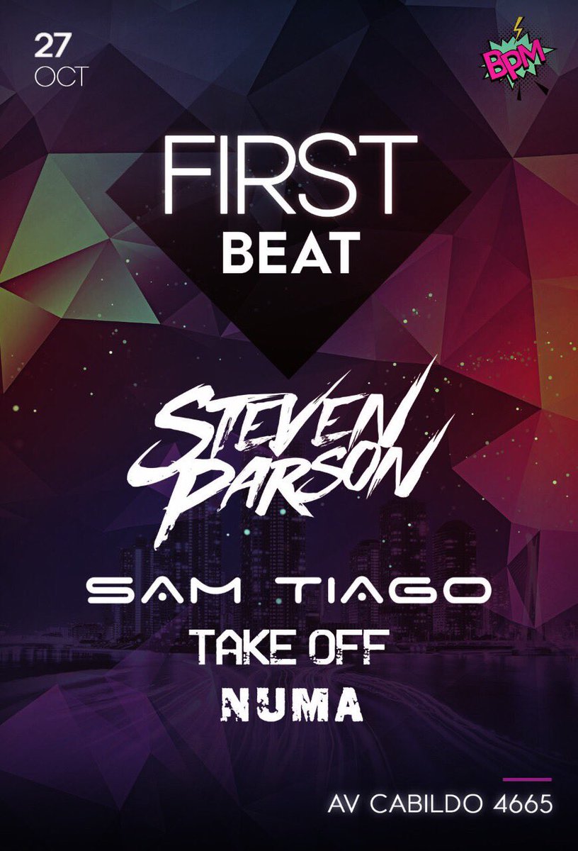 DjSamTiago's tweet photo. UNA SEMANA!!!! #LIVEBYMIND #BPM #FIRSTBEAT #STEVENPARSON #TAKEOFF #NUMA #TRANCE #PSY #TECH #FULLON #MUSICTIME https://t.co/NP2i4ymSmd