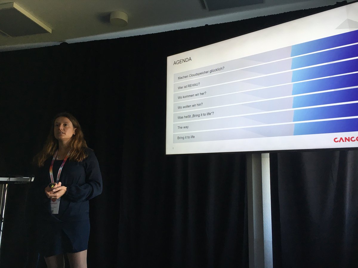 DsternP's tweet photo. Bringing #cloud and #digitalisation to live: great insights from reality by Dr. Molterer @REHAU_Group @CANCOM_ #INSPERIENCE @tomwoelker https://t.co/Ynkp88xmoq
