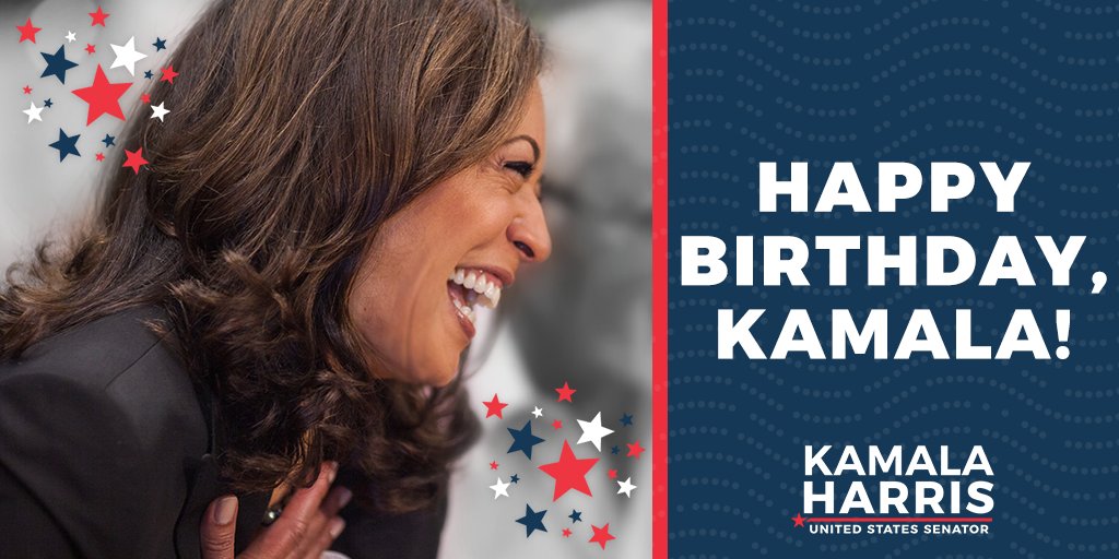 Kamala Harris on X: "Join #TeamKamala in wishing the Senator a happy birthday! #HappyBirthdayKamala https://t.co/iWjoOrIB0i" / X
