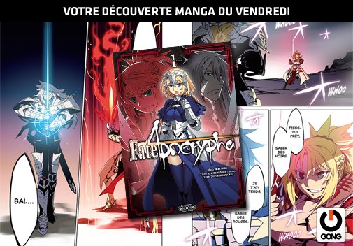 Découvrez la sélection #MANGA de #GONG de la semaine : #Fate/Apocrypha - goo.gl/o4m8Fn - <a href="/Ototoedition/">Ototo Manga</a>