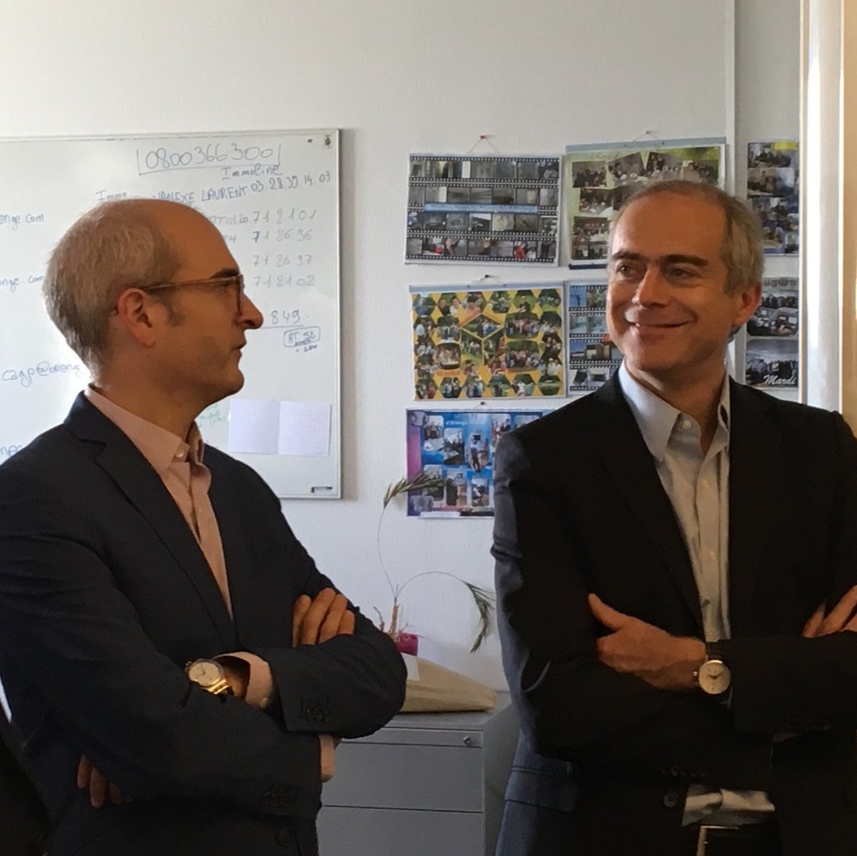 Très fière de présenter les équipes techniques d'<a href="/OrangeHDF/">Orange Hauts-de-France</a> à <a href="/rfernandez/">Ramon Fernandez</a> 🤗 ! #ProudToBeOrange