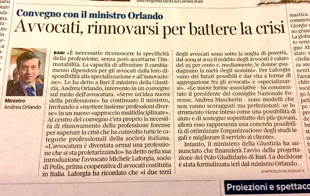 tfd_acqua's tweet photo. #bestpractice #Puglia progetto #WeAvv #FondoGenitori #welfare avvocati🎓 #20ottobre Foggia https://t.co/MrWPCU4ozh https://t.co/KjmNRacScA