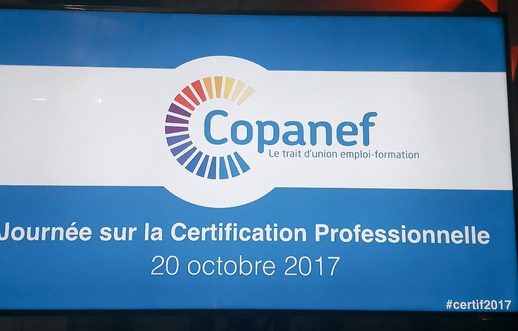CertifPro's tweet photo. #certif2017
La journée est finie. Merci à tous pour nous avoir suivi https://t.co/nvjxCY7wbx