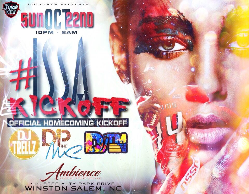 BSmoothee's tweet photo. PHYSICAL TICKETS AVAILABLE. HMU #IssaKickoff #ABCGlowJam #WSSU #WSSU125th #WSSUHC https://t.co/31blLRX4qv