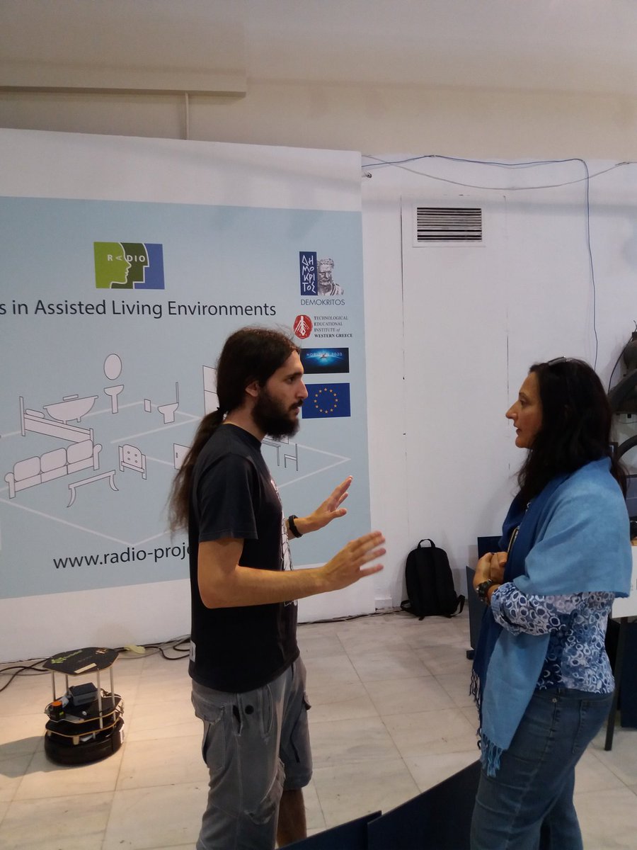 RadioProjectEU's tweet photo. We are here at eHealth Forum #startup garden demonstrating #robot JOE to the public. #EHF17 https://t.co/DaOaWFpWYL