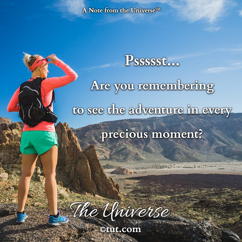 mikedooley's tweet image. What does your adventure look like? #notesfromtheuniverse #focusonthegood #focusonthefun