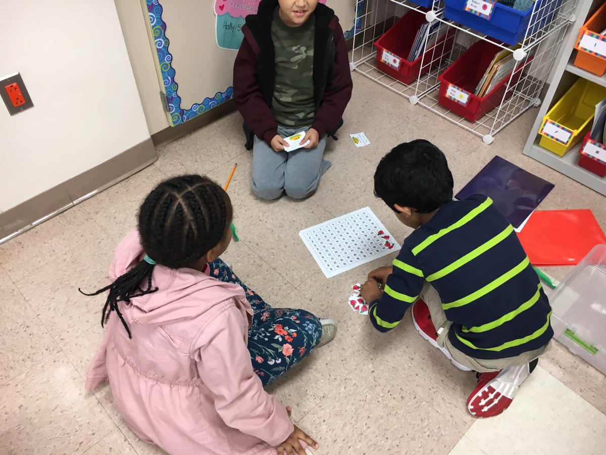 Look at us stretching our thinking during math centers!