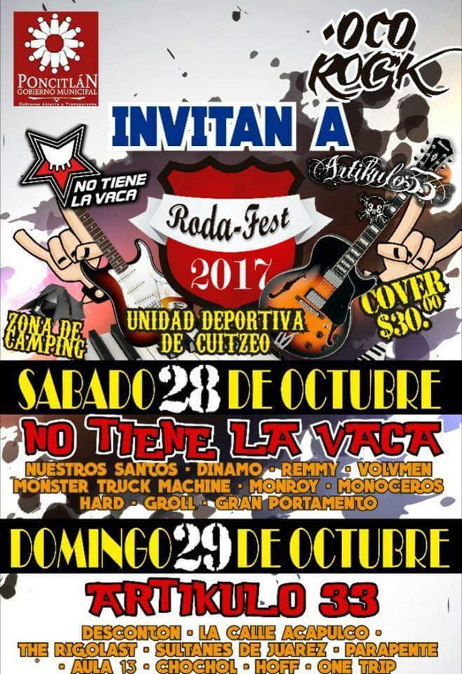 mtm_musicmx's tweet photo. #YTodosChillan de la Emoción por qué #LaMTM tocara en el #RodaFest en #Poncitlan @ForoOcoRock #TodosAPoncitlan #Rocknroll https://t.co/AlBYWieyrQ