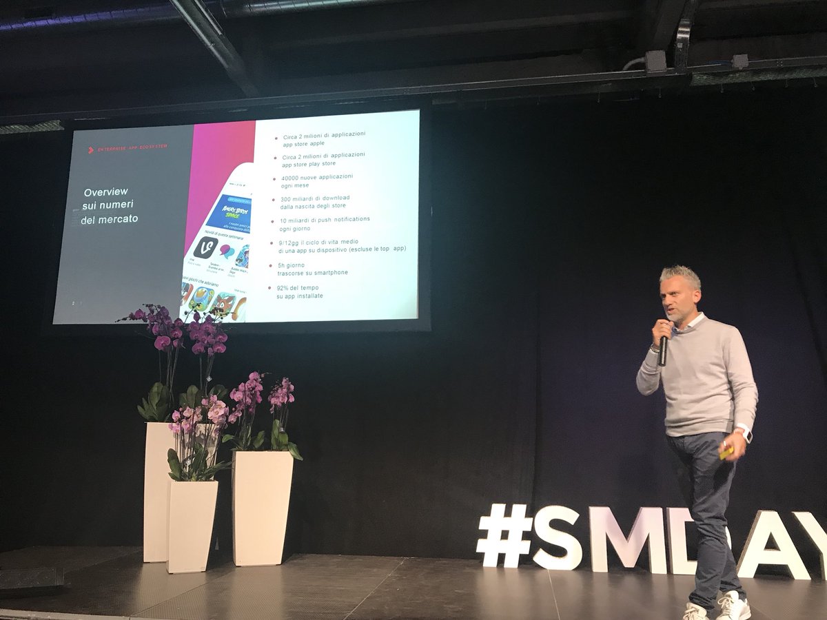 <a href="/fabiolalli/">Fabio Lalli</a>: Le app non fanno soldi. Perché progettarle? 92%del tempo trascorso su smartphone è per le app! #app ##SMDAYIT #DIDAYS