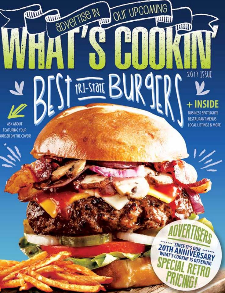 It's not to late to get YOUR AD in this year's issue of What's Cookin' Magazine! Contact us at News4u.me for more information.