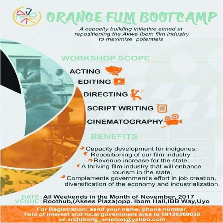 akstrending's tweet image. HAVE YOU REGISTERED FOR ORANGE FILM BOOT CAMP?
#OrangeFilmBootCamp