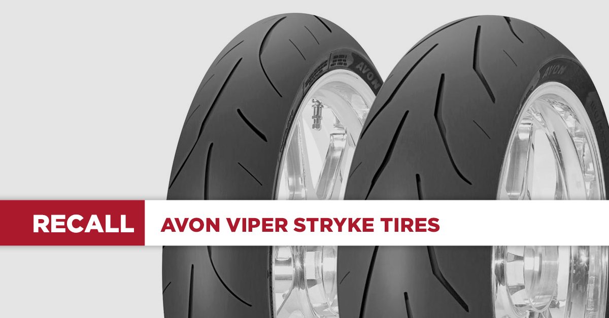 CycleAttorneys's tweet photo. .#Avontires for scooters and motorcycles are being recalled due to risk of tread seperation. Fix it ASAP!
https://t.co/dHuh0JEqXp https://t.co/EiEk0TdGB9