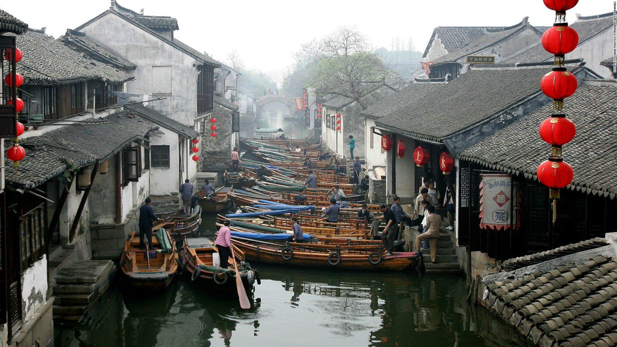 exploresilkroad's tweet photo. Zhouzhuang, Jiangsu province, China is famous for its canals and well preserved ancient residential houses https://t.co/9eYcF0nhPR
