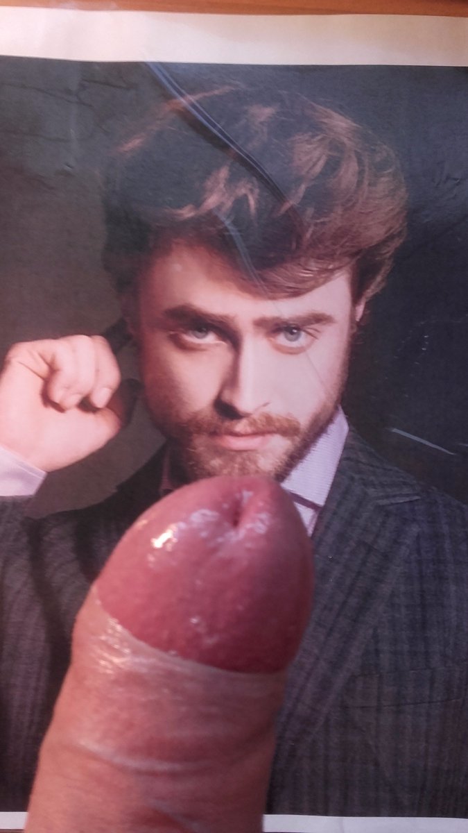 GayCumTributes's tweet photo. Oh Oh Daniel Radcliffe.... you're gonna have problems.... #Cumtribute very very soon :P https://t.co/cC33b0ar7w