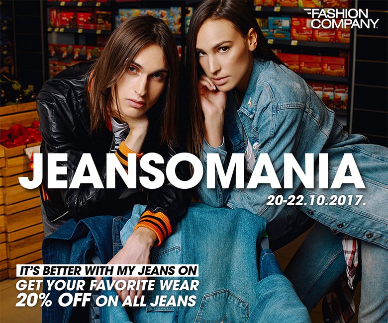 BigCenters's tweet photo. VIKEND JEANSOMANIA!
@_FashionFriends i @Mango u periodu od 20. do 22. oktobra daju 20% popusta na sav džins iz kolekcije jesen/zima 2017! https://t.co/bLwyJ5GBRe
