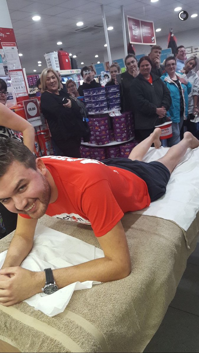 🎈🌟Lyle, Wayne and Ian had their legs waxed in aid of Action Cancer today. well done boys! 🌟🎈