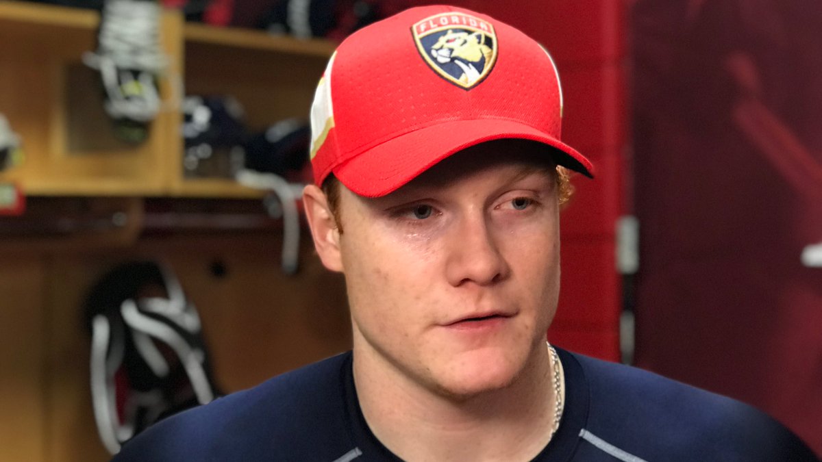 “For me to finally play a game (at BB&T Center) is exciting.” - Owen Tippett https://t.co/aNr6mIHZFc