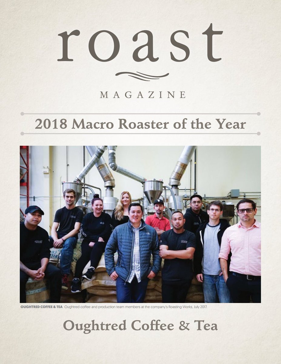 🏆 Congratulations Roast Magazine's 2018 Macro Roaster of the Year <a href="/Oughtred_Coffee/">Oughtred Coffee</a>! #2018ROY #coffeeroaster